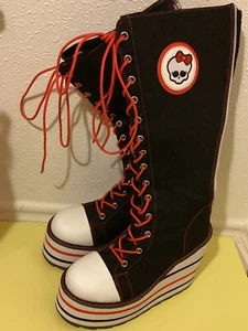 Monster High x YRU Ghoulia Yelps Shoes Size 12 Costume Cosplay Doll Toy Dress Up - Picture 1 of 2