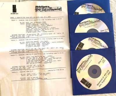 8/6/05 DICK CLARK'S RR&R PRESENTS THE KINKS, 8 HITS & 4 INTERVIEWS & 1971 - Image 1 of 4