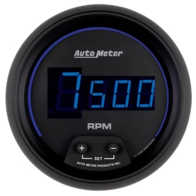Autometer 85.7mm In-Dash Tachometer Cobalt Digital - Image 1 of 4