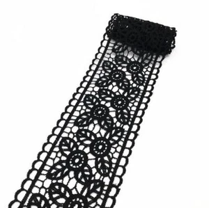 4 Yards Klöppelspitze Band Borte Dirndl geklöppelt Spitze Deko Bänder DIY - Bild 1 von 7