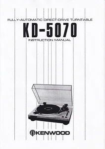 Manual de instrucciones Operating Instructions para Kenwood KD-5070 - Imagen 1 de 1
