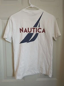 NAUTICA BOY'S LARGE LOGO T-SHIRT, SIZE L (14/16) - Picture 1 of 2