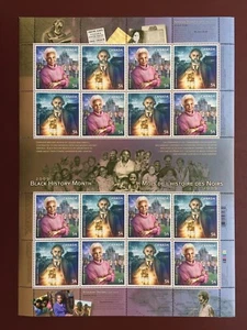 Canada Stamp Sheet/Pane - 2009 54c BLACK HISTORY MONTH Gutter Pane of 16 Stamps - Bild 1 von 1