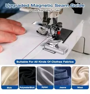 Premium Magnetic Seam Guide for Sewing Machine, Suitable for Universal Metal ... - Picture 1 of 5