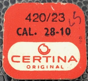 NOS New Certina 28-10 Part 420/23 Pieza Repuesto Watch Reloj Genuine - Imagen 1 de 2