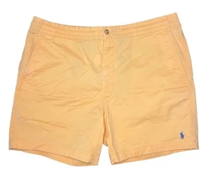 Polo Ralph Lauren Men’s Casual Shorts XL Orange Elastic Waist Chino Orange - Picture 1 of 5