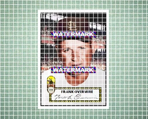 Carta artistica baseball personalizzata stile Frank Stubby Overmire St Louis Browns 1952 - Foto 1 di 2