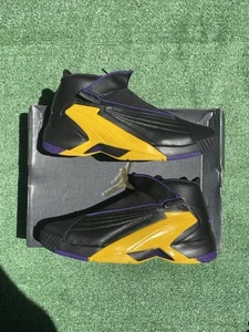 Size 11.5 - Jordan Jumpman Swift “Lakers” AT2555-007 Black Court Purple Amarillo - Picture 1 of 8