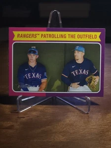 2024 Topps Heritage High Number - #CC-3 Langford/Carter Rangers Patrolling - Picture 1 of 2