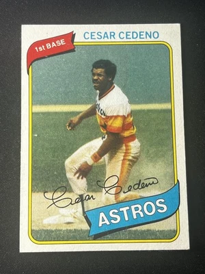 1980 Topps #370 Cesar Cedeno - Image 1 of 2