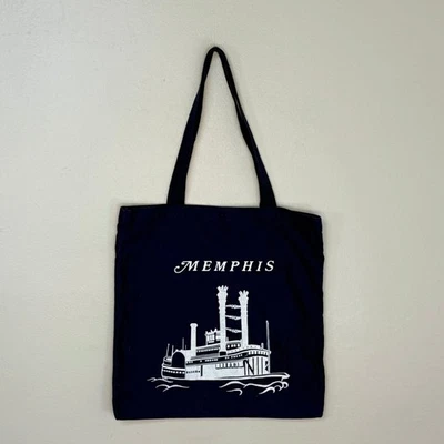 Bolso de hombro de tela vintage de los años 80 90 Memphis River Boat Foto 1 de 4