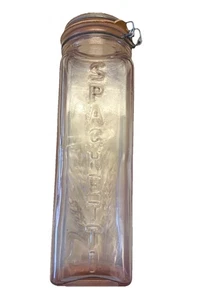 Vintage Casadis Milano PINKES Glas geprägtes Spaghetti Weizenmuster 13 Zoll - Bild 1 von 6