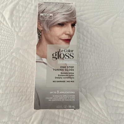 L'OREAL Paris Le Color Brillo Un Paso Tonificación Brillo de Cabello Plateado para Cabello Gris Foto 1 de 4