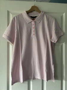 Crew Clothing klassisches Poloshirt, rosa, Größe 14 - Bild 1 von 6