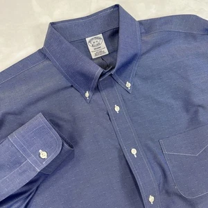 Brooks Brothers Camicia Abito Uomo 18 - 35 Bottoni Regent Fit Non Ferro Supima - Foto 1 di 9