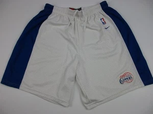 Herren XL Los Angeles Clippers Nike Team Shorts weiß Vintage - Bild 1 von 7