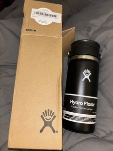 Hydro Flask Weithalsflasche Steingrau mit Flex Sip Deckel W16BCX 16 oz 💦 🆕 - Bild 1 von 7