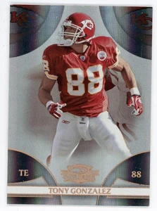 2008 Donruss Threads Tony Gonzalez Century Proof Bronze #9 #/250 Chiefs - Picture 1 of 1