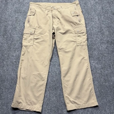 Clothing Arts Pants Mens 38x28 Khaki P-Cubed Pick Pocket Proof Utility Cargo - Image 1 of 4