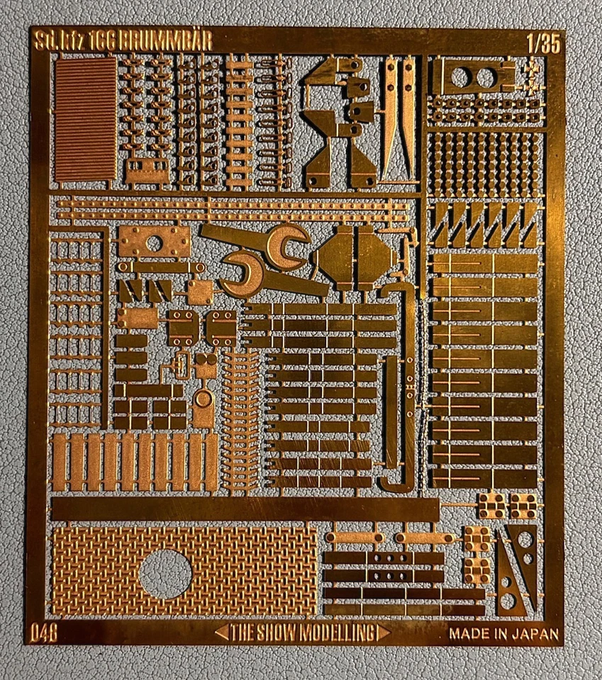 THE SHOW MODELLING 048 - Sd.Kfz 166 BRUMMBAR - 1/35 PHOTOETCHED - Immagine 1 di 3