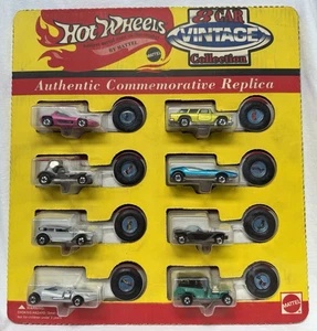 Hot Wheel 8 Car Vintage Collection Authentic Commemorative Replica Sealed 1993 - Picture 1 of 7