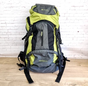Mountain Warehouse Carrion 65L Mochila Verde y Gris, Cubierta de Lluvia Mochila Bolso - Imagen 1 de 23