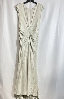 Christian Dior Women Cream Rutched Dress Size M - Image 1 of 4