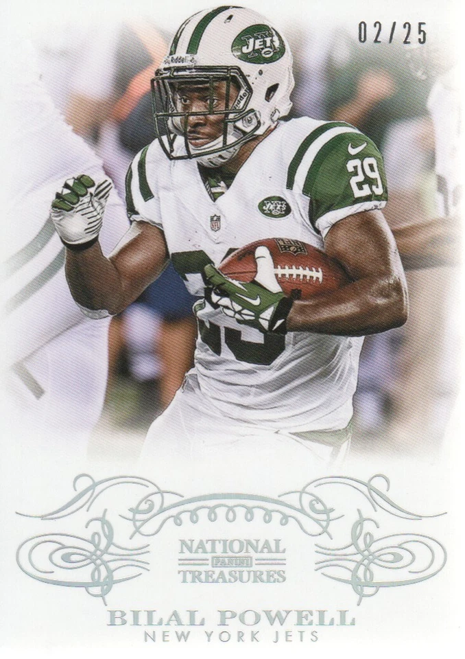 2013 Panini National Treasures Century Silver #69 Bilal Powell /25 - Image 1 of 2