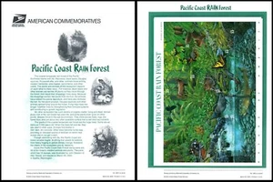 2000 Pacific Coast Rain Forest CP596 commemorative panel 596 MNH Sc 3378 - Picture 1 of 3