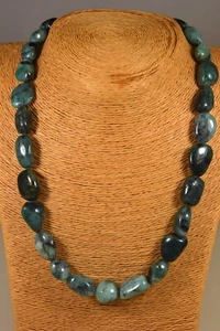 SMARAGD KETTE COLLIER 508,00ct Classic Schmuck Edelstein Halskette Heilstein NEU - Bild 1 von 4