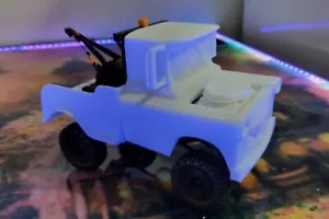 Axial Scx24 CARS Tow Mater Disney Pixar Tow Truck Rc Body 1:24 C10 Jeep Deadbolt - Picture 1 of 24