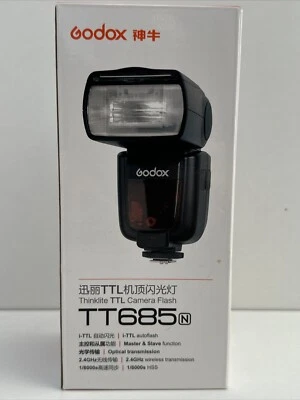 Godox TT685N Camera Flash As New In Box - Image 1 of 4