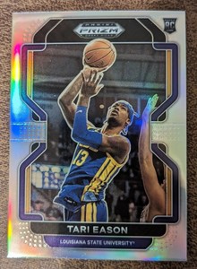 2022-23 Panini Prizm Draft Picks Blue Wave Prizm /249 Tari Eason #65 Rookie RC