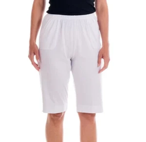 FRESH PRODUCE XSmall WHITE $62 MARCO JERSEY POCKETS Pedal Pushers NWT New XS - Picture 1 of 4