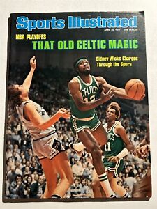 1977 Sports Illustrated BOSTON CELTICS Sidney WICKS NewsStand NBA Playoffs No Lb