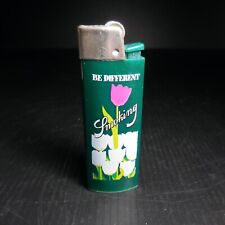Briquet BE DIFFERENT SMOKING vert tulipe FLAMAOAS Barcelone made in SPAIN N6737 