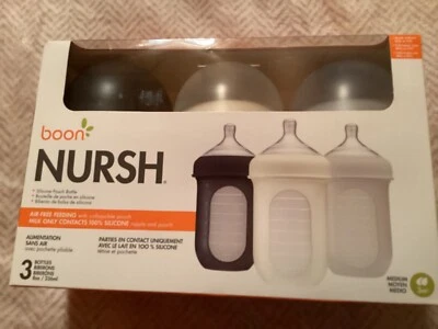 Boon nursh 3 bottle set 8 oz new in box ❤️ - Image 1 of 4