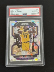 LeBron James 2021 Panini Prizm Ice #91 PSA 10 - Bild 1 von 6
