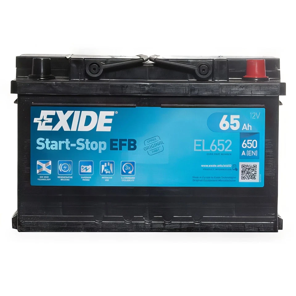 EXIDE Start-Stop EFB 12V 65Ah Starterbatterie
