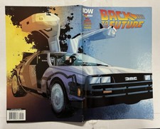 Back To The Future 2 B IDW 2015 NM Agustin Padilla Delorean Wraparound Sub Varia
