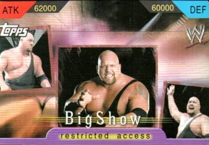 2006 Konami Insider Topps WWE Restricted Access Card Game Big Show - Picture 1 of 1