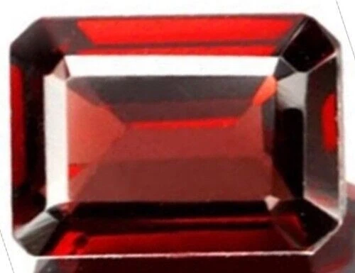 GRANATE ROJO 14x12 MM CORTE ESMERALDA TODO NATURAL F-4397 Foto 1 de 1