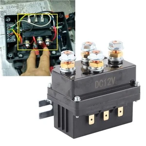 Winch Solenoid Relay Contactor Control Switch 12V 500A For UTV 8000lb‑12000lb W - Bild 1 von 12