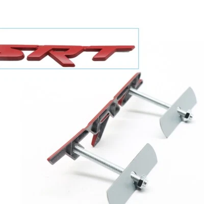 Matte Red HellCat  Front Grille Emblem Metal Badge 3D Nameplate Metal Decal - Image 1 of 3