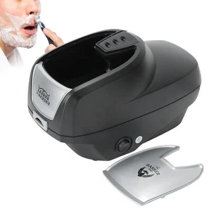 Deluxe Heating System Barber Home Hot Shaving Face Grooming Cream Lather Machine - Picture 1 of 18