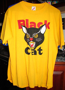 Vintage Fireworks T Shirt, Famous Black Cat Firecracker Logo, GREAT Condition