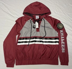 New Game of Thrones Khaleesi Jacket Womens XS Lace-Up Windbreaker HBO MSRP $69 - Picture 1 of 10
