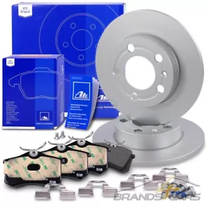 ATE BREMSSCHEIBEN +BELÄGE HINTEN FÜR AUDI TT SEAT IBIZA SKODA FABIA VW GOLF POLO - Bild 1 von 12