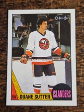 1987-88 O-PEE-CHEE NHL HOCKEY #43 DUANE SUTTER NEW YORK ISLANDERS