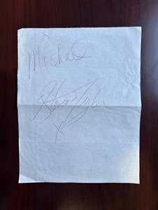 Steven Tyler Autogramm - Bild 1 von 2